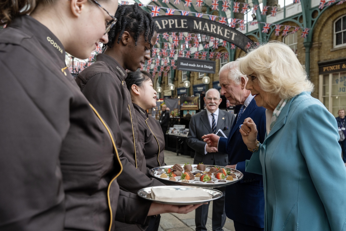 GODIVA Treats for British King Charles III and Queen Camilla